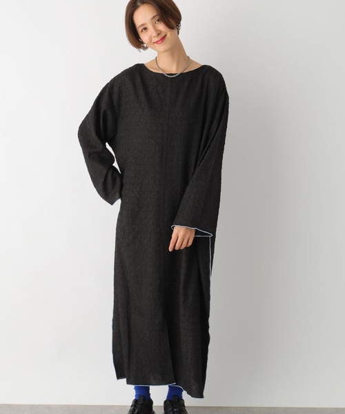 LEPSIM（レプシィム）の「ジャガードメローワンピース　108437（ワンピース・レディース・アイボリー/ブラック・FREE）」の13枚目の写真