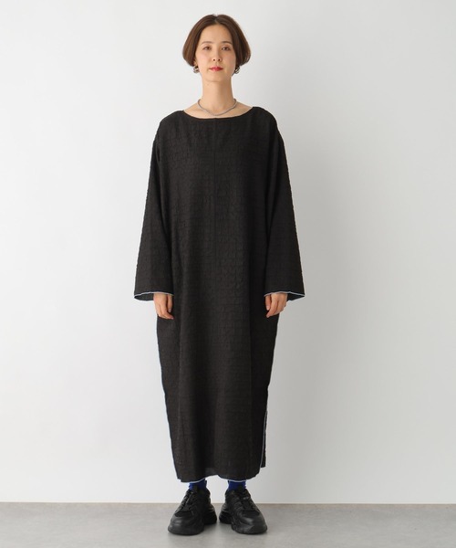 LEPSIM（レプシィム）の「ジャガードメローワンピース　108437（ワンピース・レディース・アイボリー/ブラック・FREE）」の16枚目の写真