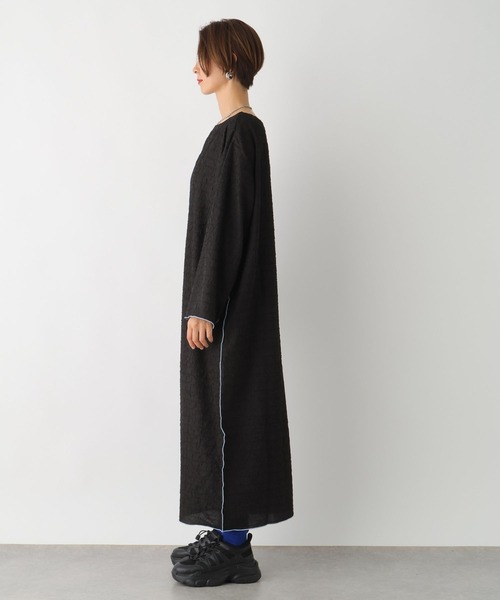 LEPSIM（レプシィム）の「ジャガードメローワンピース　108437（ワンピース・レディース・アイボリー/ブラック・FREE）」の17枚目の写真