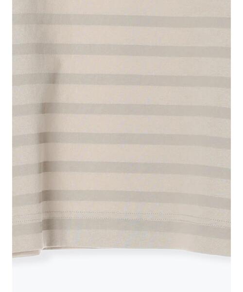 sm2rhythm（サマンサモスモスリズム）の「パネルボーダープリントカットソー（Tシャツ/カットソー・レディース・イエロー/オフホワイト/ベージュ・F）」の7枚目の写真