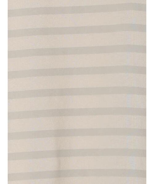 sm2rhythm（サマンサモスモスリズム）の「パネルボーダープリントカットソー（Tシャツ/カットソー・レディース・イエロー/オフホワイト/ベージュ・F）」の9枚目の写真