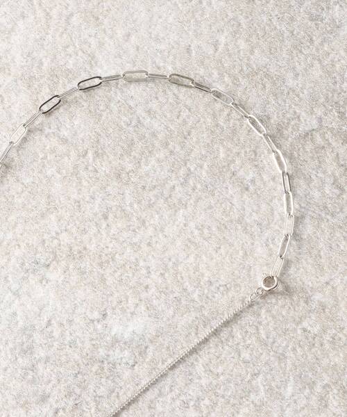 grove(グローブ)の「◆淡水パールデザインチェーンY字ネックレス(ネックレス・レディース・シルバー/ゴールド・00)」の4枚目の写真