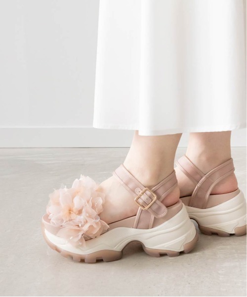 RANDA（ランダ）の「ボリュームフラワースポーツサンダル（サンダル・レディース・ピンク/ブルー/アイボリー・S/M/L/LL）」の13枚目の写真
