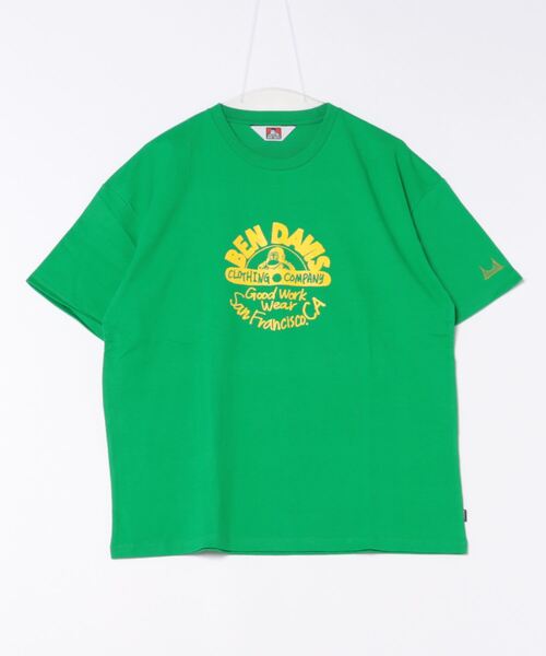 BEN DAVIS(ベンデイビス)の「《BEN DAVIS》プリントTシャツ/抗菌防臭 リサイクルコットン混(Tシャツ/カットソー・メンズ・ホワイト/ブラック/イエロー/グリーン・MEDIUM/LARGE/X-LARGE/SMALL)」の13枚目の写真