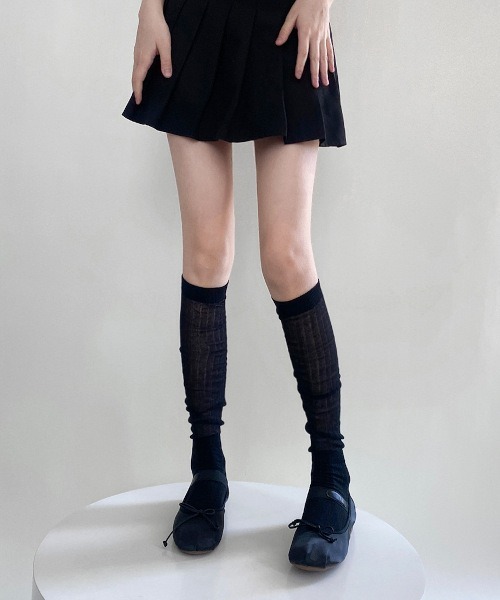 ベティーズブルーエイミーソックス emmi atelier】シアーハイソックス(ソックス)｜レッグウェア