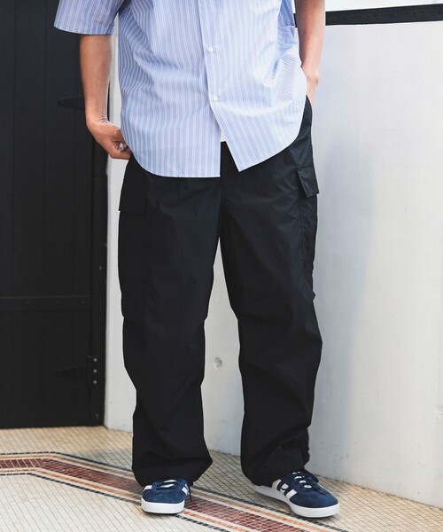 B:MING by BEAMS（ビーミングバイビームス）の「B:MING by BEAMS / ライトナイロン 6ポケット カーゴパンツ（カーゴパンツ・メンズ・ブラック/グリーン系その他・SMALL/LARGE/X-LARGE/MEDIUM）」の9枚目の写真