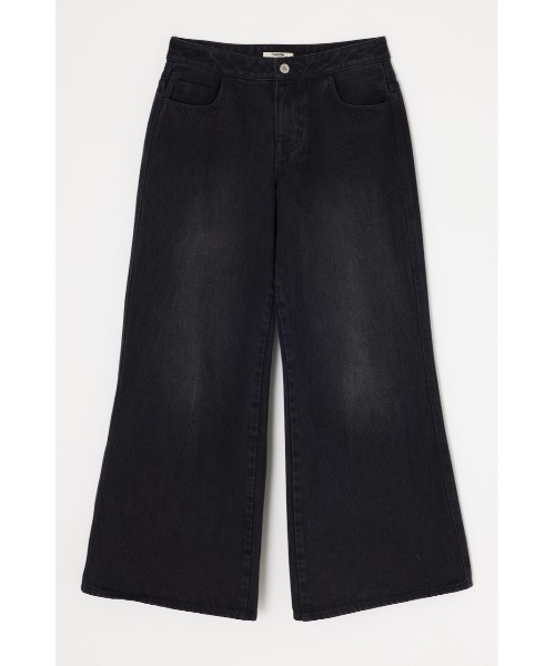 THROW by SLY(スローバイスライ)の「THROW L/W LOOSE LEG PT-E ローウエスト ルーズ レッグ パンツ イー(デニムパンツ・レディース・ブラック・0/1)」の10枚目の写真