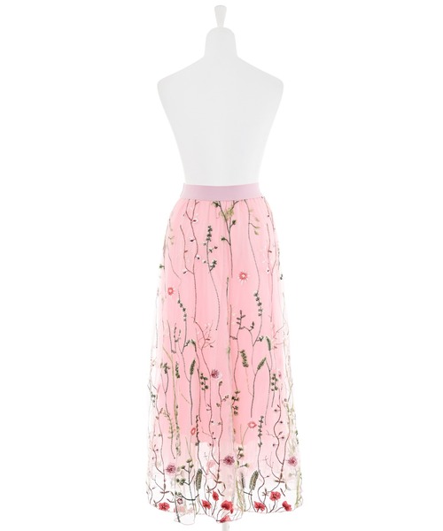 Narcissus（ナルシス）の「【Narcissus】フラワーチュールスカート（スカート・レディース・ブラック/ピンク・FREE）」の14枚目の写真