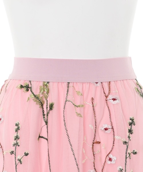 Narcissus（ナルシス）の「【Narcissus】フラワーチュールスカート（スカート・レディース・ブラック/ピンク・FREE）」の15枚目の写真