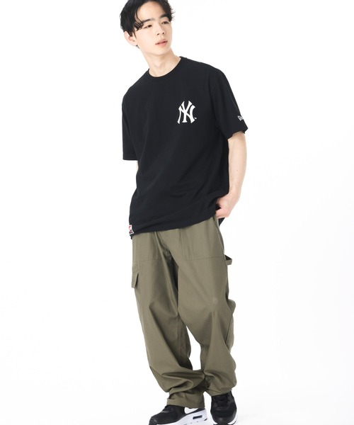 NEW ERA（ニューエラ）の「ニューエラ 韓国企画 半袖Tシャツ MLBゲーム（Tシャツ/カットソー・メンズ・ベージュ/グリーン/ブラック・S/M/L/XL/XXL）」の11枚目の写真