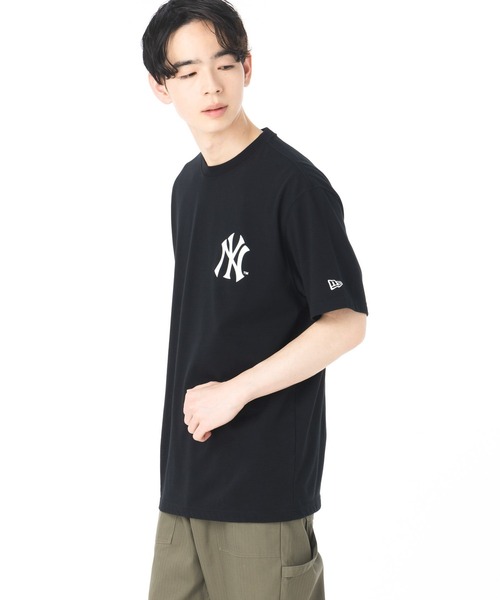 [New Era]★25SS★韓国人気★MLB FELT POCKET T-SHIRTS New Era]☆25SS☆韓国人気☆MLB FELT POCKET T-SHIRTS (New Era