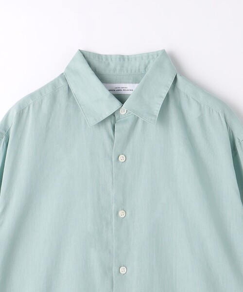green label relaxing（グリーンレーベルリラクシング）の「ラミーセルロース リラックス レギュラーカラー シャツ（シャツ/ブラウス・メンズ・ライトピンク/ベージュ/ライム・XL/M/S/L）」の15枚目の写真