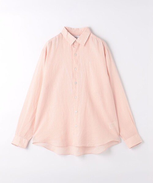 green label relaxing（グリーンレーベルリラクシング）の「ラミーセルロース リラックス レギュラーカラー シャツ（シャツ/ブラウス・メンズ・ライトピンク/ベージュ/ライム・XL/M/S/L）」の22枚目の写真