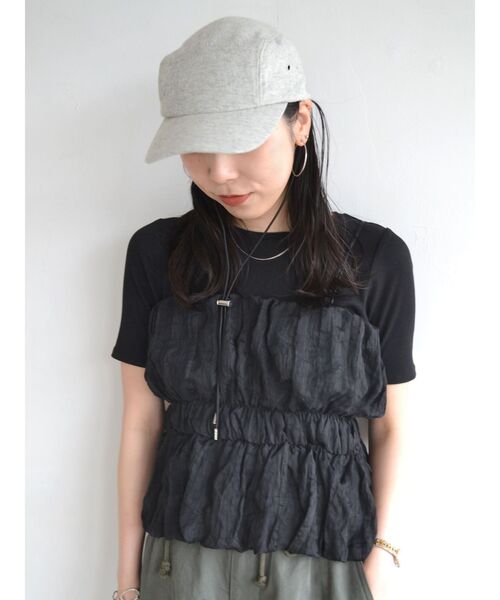 【★安心の定価販売★】 セール】ビスチェセットTee（Tシャツ/カットソー）｜Ungrid トップス