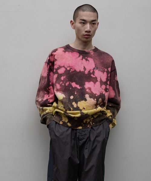 【BAL（バル）/2024秋冬】LOGO TIE DYE CREW by YUKIDYE