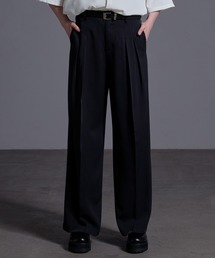 ドレープトロミ ワイドタックスラックス【24SS】