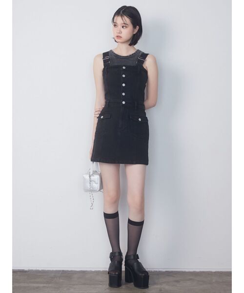 EMODA（エモダ）の「ボックスEキューブバッグ（ハンドバッグ・レディース・ブラック/シルバー/グレー/ピンク・FREE）」の11枚目の写真