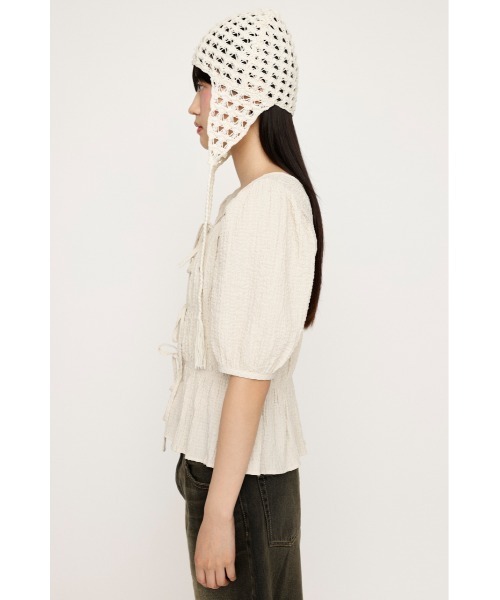 LIten リテン Shirring BL シャーリング ブラウス Shirring BL-White – LIten.online