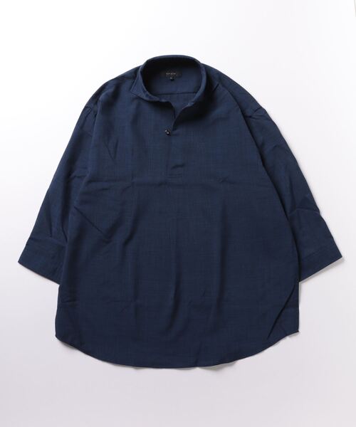 タカキュー TechLinen 7分袖カプリシャツ(シャツ/ブラウス)|TAKA-Q(タカキュー) タカキュー TechLinen 7分袖カプリシャツ(シャツ/ブラウス)|TAKA-Q(タカキュー)