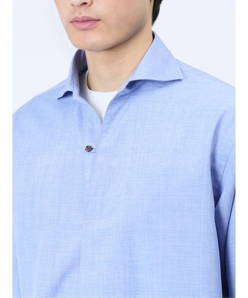 タカキュー TechLinen 7分袖カプリシャツ(シャツ/ブラウス)|TAKA-Q(タカキュー) タカキュー TechLinen 7分袖カプリシャツ(シャツ/ブラウス)|TAKA-Q(タカキュー)