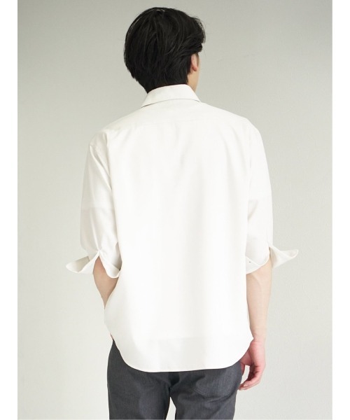 タカキュー TechLinen 7分袖カプリシャツ(シャツ/ブラウス)|TAKA-Q(タカキュー) タカキュー TechLinen 7分袖カプリシャツ(シャツ/ブラウス)|TAKA-Q(タカキュー)