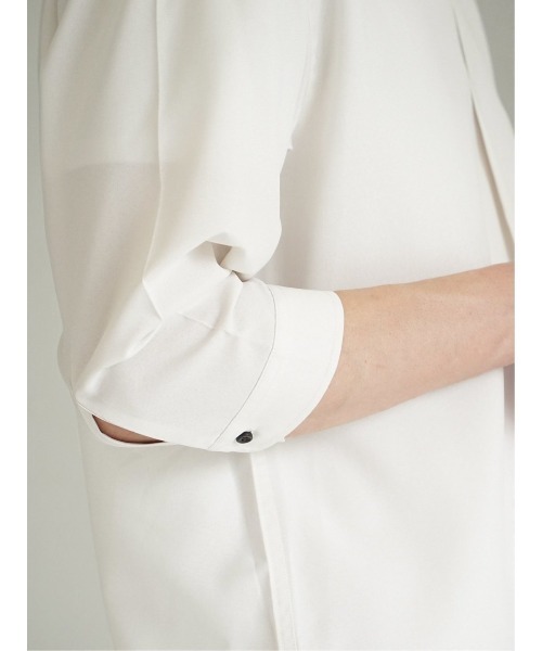 タカキュー TechLinen 7分袖カプリシャツ(シャツ/ブラウス)|TAKA-Q(タカキュー) タカキュー TechLinen 7分袖カプリシャツ(シャツ/ブラウス)|TAKA-Q(タカキュー)