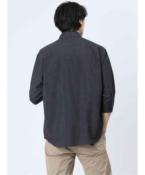 タカキュー TechLinen 7分袖カプリシャツ(シャツ/ブラウス)|TAKA-Q(タカキュー) タカキュー TechLinen 7分袖カプリシャツ(シャツ/ブラウス)|TAKA-Q(タカキュー)
