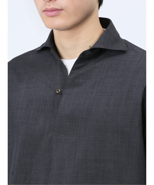 タカキュー TechLinen 7分袖カプリシャツ(シャツ/ブラウス)|TAKA-Q(タカキュー) タカキュー TechLinen 7分袖カプリシャツ(シャツ/ブラウス)|TAKA-Q(タカキュー)