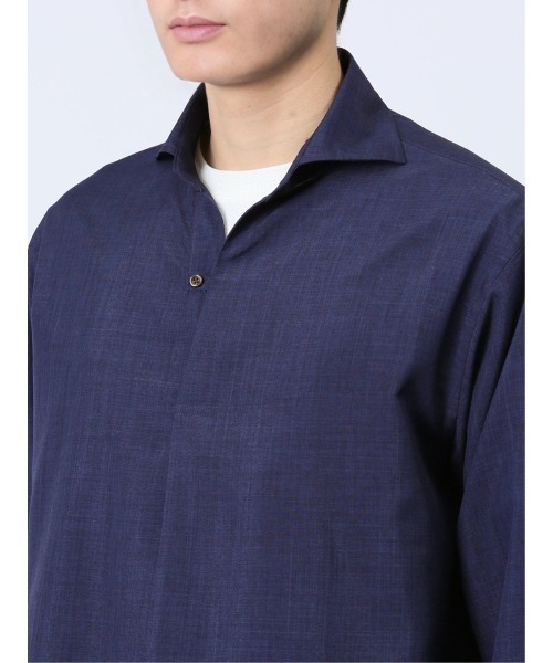 タカキュー TechLinen 7分袖カプリシャツ(シャツ/ブラウス)|TAKA-Q(タカキュー) タカキュー TechLinen 7分袖カプリシャツ(シャツ/ブラウス)|TAKA-Q(タカキュー)