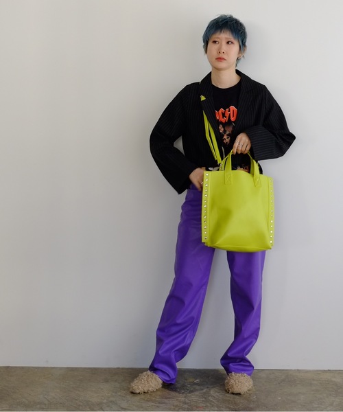 EM:cheek チークrivet 2way tote リベットトートバッグ（トートバッグ