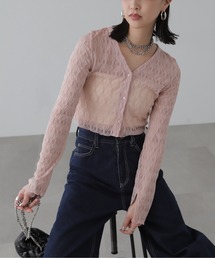 FREE'S MART | ◇シアーチュールカーディガン(カーディガン/ボレロ)