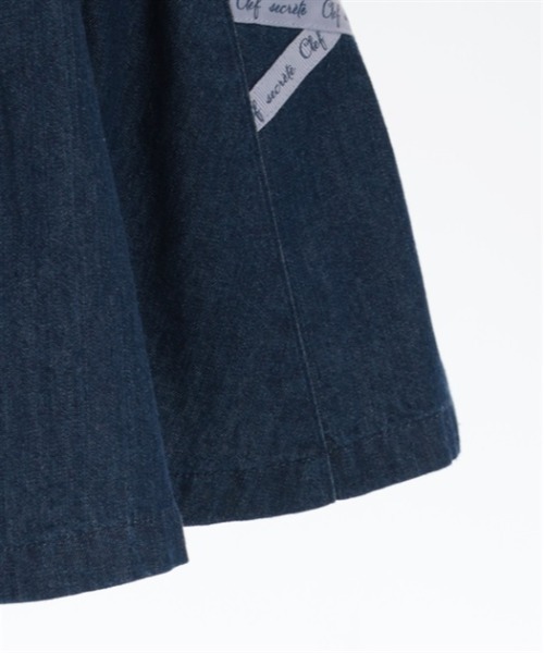 axes femme（アクシーズファム）の「レースアップデニムスカパン（デニムパンツ・キッズ・インディゴブルー/ケミカルウォッシュ・MEDIUM/LARGE/X-LARGE）」の10枚目の写真