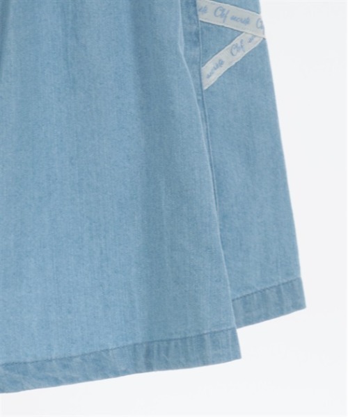 axes femme（アクシーズファム）の「レースアップデニムスカパン（デニムパンツ・キッズ・インディゴブルー/ケミカルウォッシュ・MEDIUM/LARGE/X-LARGE）」の20枚目の写真