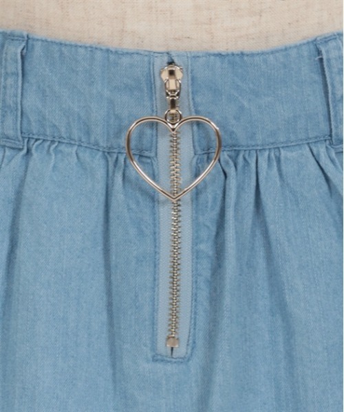 axes femme（アクシーズファム）の「レースアップデニムスカパン（デニムパンツ・キッズ・インディゴブルー/ケミカルウォッシュ・MEDIUM/LARGE/X-LARGE）」の22枚目の写真