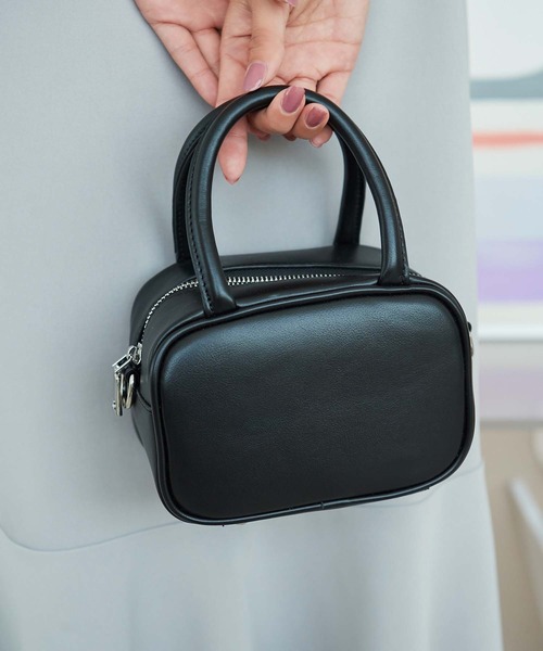 fifth（フィフス）の「ミニボストンショルダーバッグ（ショルダーバッグ・レディース・ブラック/ホワイト/イエロー/ブラウン・FREE）」の5枚目の写真