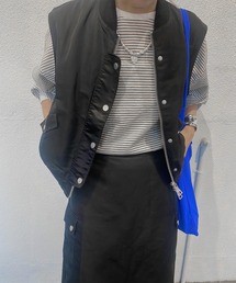 ISOOK(�A�C�X�[)��MA-1�x�X�g (kiharu original) / �~���^���[�W���P�b�g �W�� �u���]�� ���C���[�h �V���[�g��(MA-1)