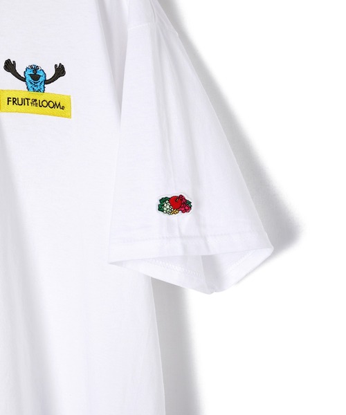 FRUIT OF THE LOOM(フルーツオブザルーム)の「FTL×パペットスンスン スンスン刺繍Tシャツ(Tシャツ/カットソー・レディース・ブルー/イエロー・M/L/XL)」の7枚目の写真