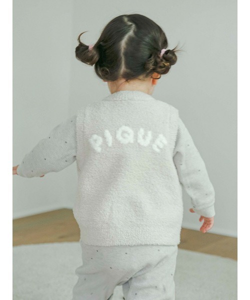 gelato pique(ジェラートピケ)の「【BABY】パウダーベアベスト(その他ベビーウェア・キッズ・ブルー/ベージュ/ピンク・70/80)」の19枚目の写真