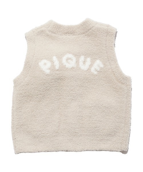 gelato pique(ジェラートピケ)の「【BABY】パウダーベアベスト(その他ベビーウェア・キッズ・ブルー/ベージュ/ピンク・70/80)」の8枚目の写真