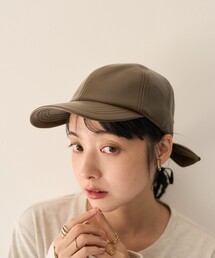 FREAK'S STORE（フリークスストア）の「フェイクレザー リボンキャップ（キャップ・レディース）」