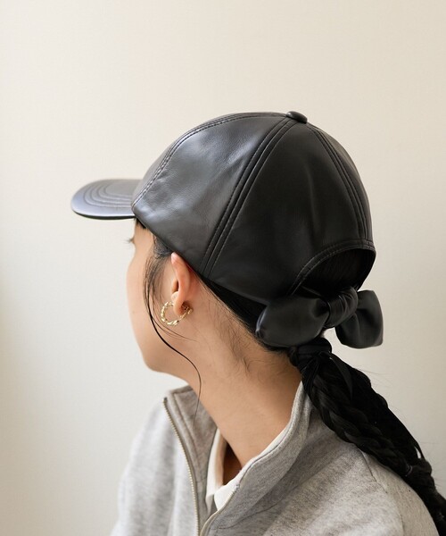 セール】フェイクレザー リボンキャップ（キャップ）｜FREAK'S STORE