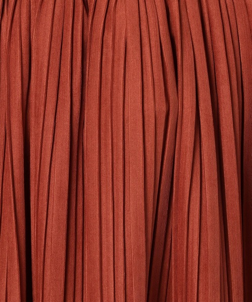 Grand PARK(グランドパーク)の「ミジンコール プリーツスカート(スカート・レディース・ネイビー/グレー/カーキ/ブラック/オレンジ・FREE)」の14枚目の写真