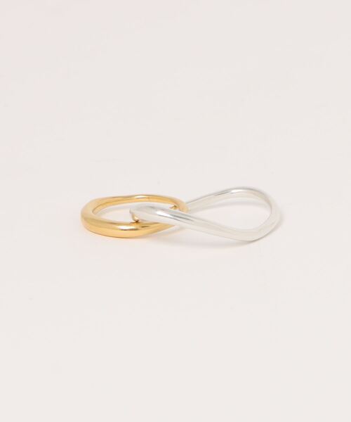 TEN.（テン）の「SILVER925 18KGP デュオリング（リング）」 - WEAR