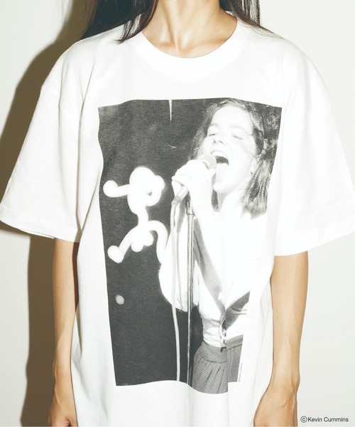 CULTURE SUPPLY(カルチャー サプライ)の「Photo Tee Bjork 2(Tシャツ/カットソー・レディース・ホワイト/スミクロ・FREE)」の10枚目の写真