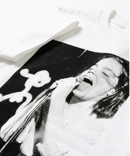 CULTURE SUPPLY(カルチャー サプライ)の「Photo Tee Bjork 2(Tシャツ/カットソー・レディース・ホワイト/スミクロ・FREE)」の13枚目の写真
