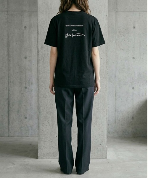 CULTURE SUPPLY(カルチャー サプライ)の「Photo Tee Bjork 2(Tシャツ/カットソー・レディース・ホワイト/スミクロ・FREE)」の18枚目の写真