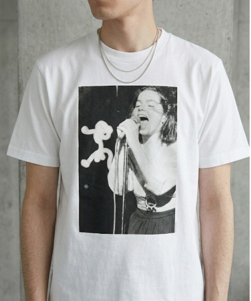 CULTURE SUPPLY(カルチャー サプライ)の「Photo Tee Bjork 2(Tシャツ/カットソー・レディース・ホワイト/スミクロ・FREE)」の15枚目の写真