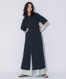 PUBLIC TOKYO | 【PUBLIC TOKYO/パブリックトウキョウ】スタンドオープンシャツワンピース(シャツワンピース)