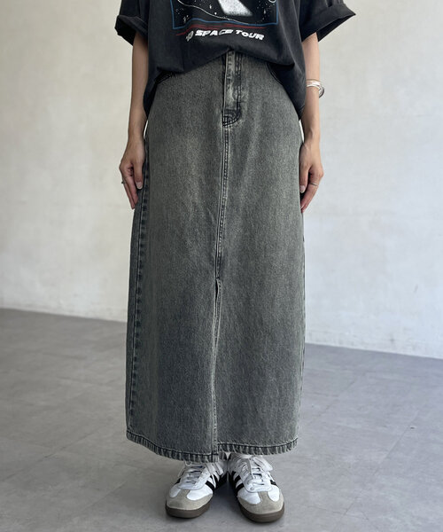 CPCM（シーピーシーエム）の「オーバーダイデニムナロースカート（スカート・レディース・ブラック/サックスブルー/ブルー・MEDIUM/LARGE）」の20枚目の写真
