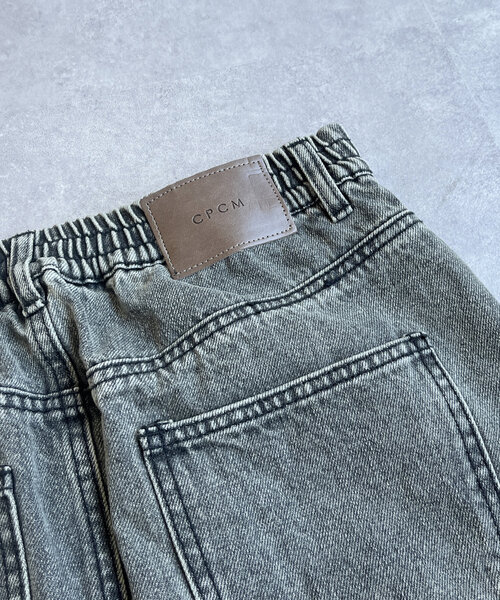 CPCM（シーピーシーエム）の「オーバーダイデニムナロースカート（スカート・レディース・ブラック/サックスブルー/ブルー・MEDIUM/LARGE）」の4枚目の写真